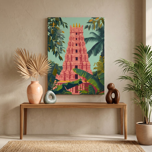 Tirupati Temple Canvas Print