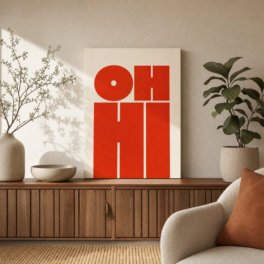 Oh Hi Canvas Print