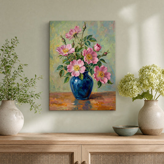 Blush Blooms Canvas Print