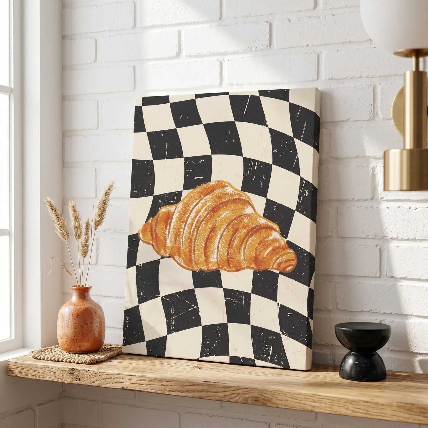Croissant Club Canvas Print