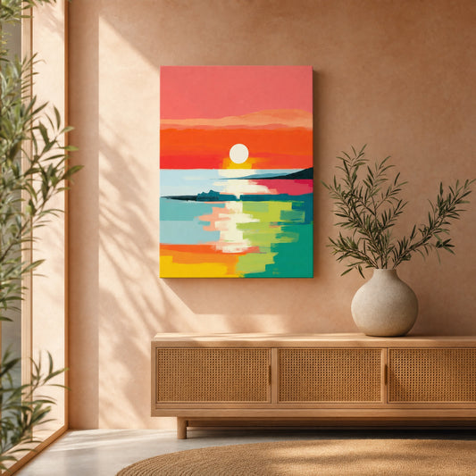 Sunset Mirage Canvas Print