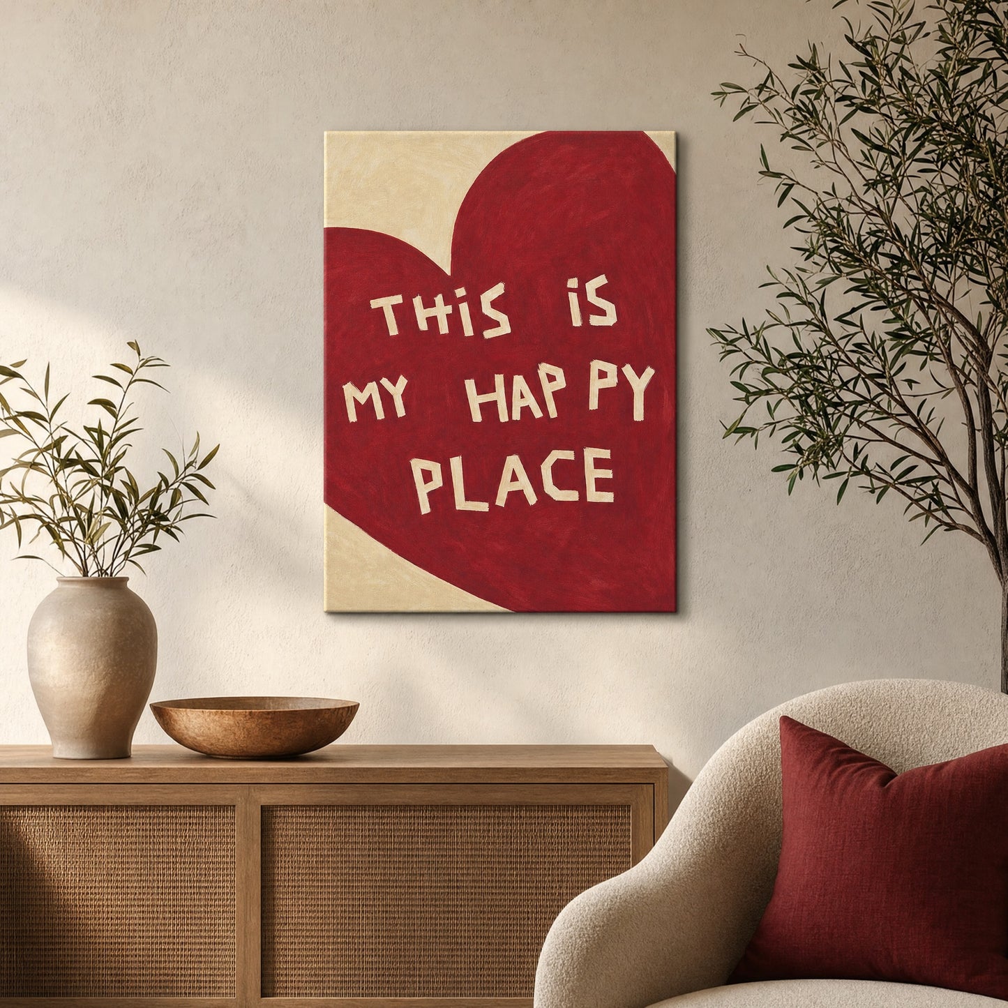 Happy Place Canvas Print