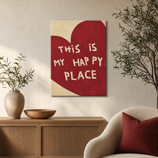 Happy Place Canvas Print