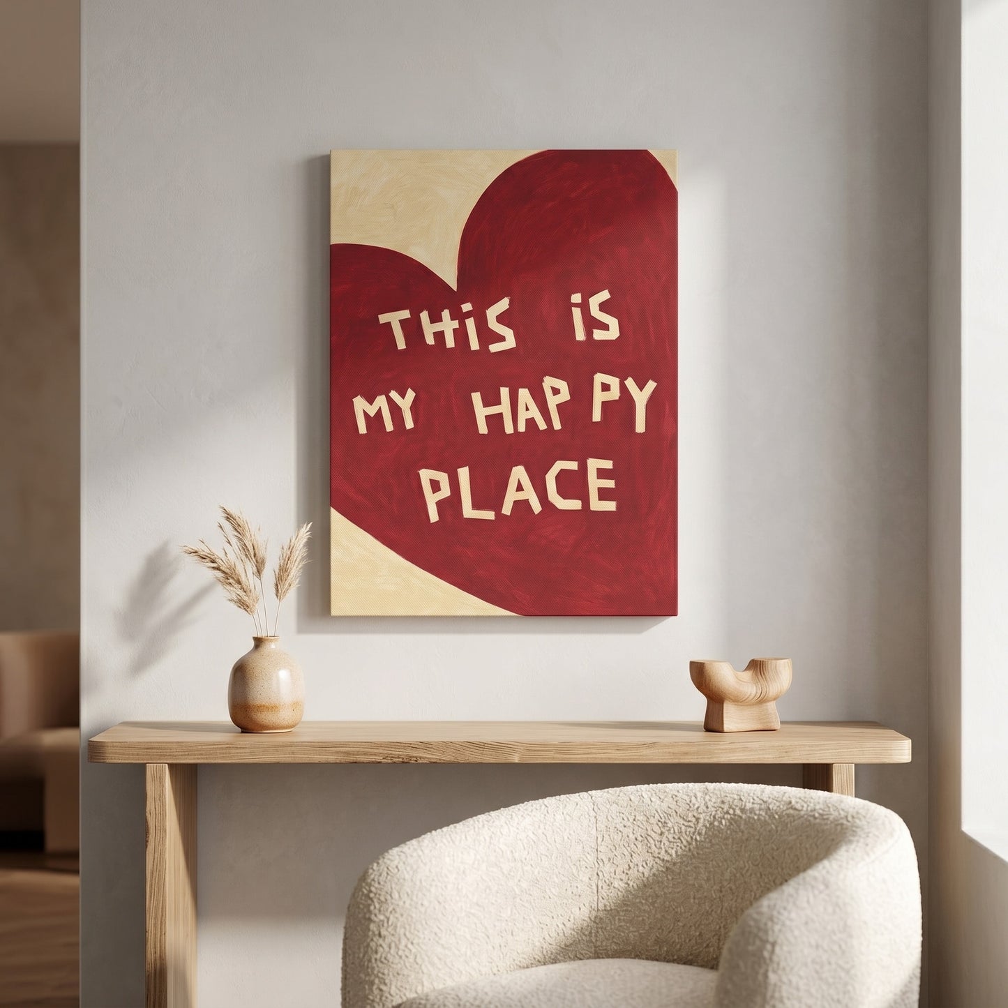 Happy Place Canvas Print