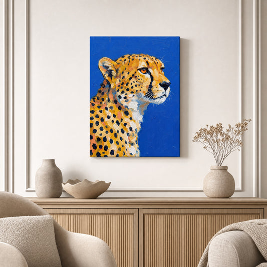 Cheetah Gaze Canvas Print