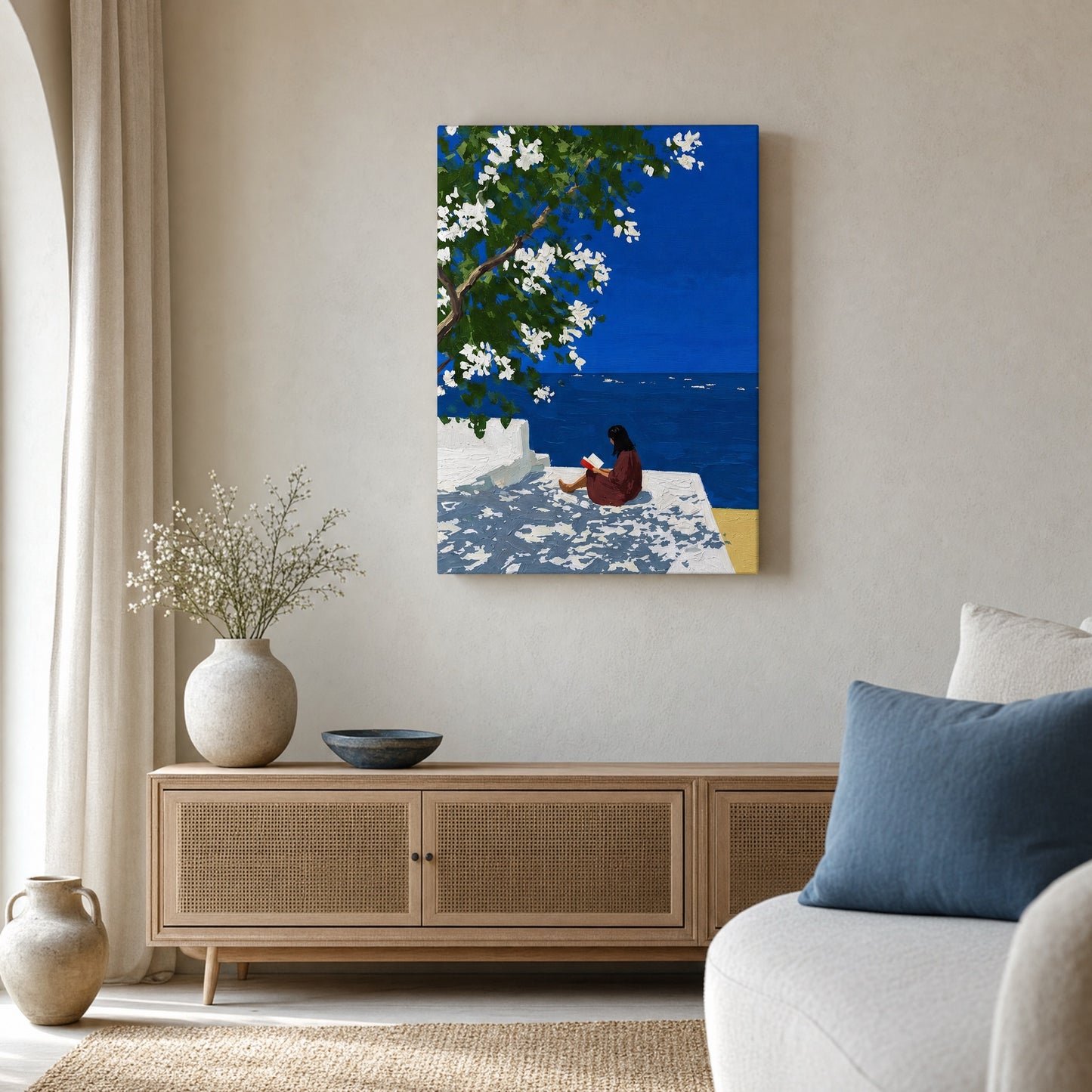 Blue Horizon Canvas Print