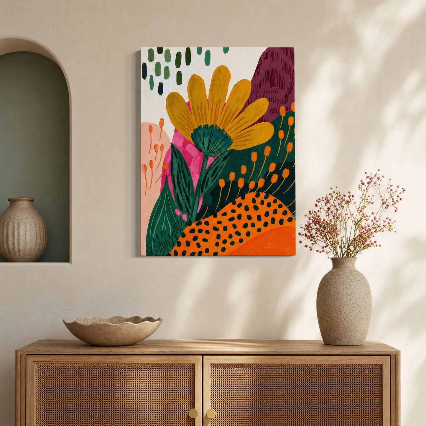 Abstract Bloom Canvas Print