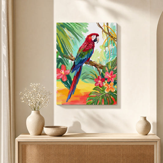 Scarlet Macaw Canvas Print