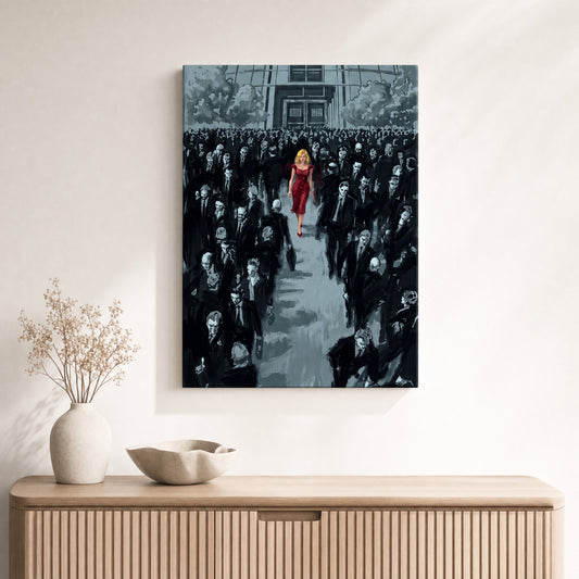 SLATE HASH canvas print, The Matrix illusions