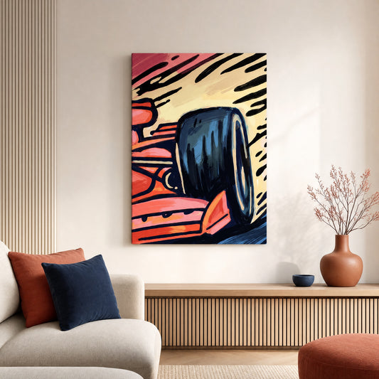 SLATE HASH canvas print, F1
