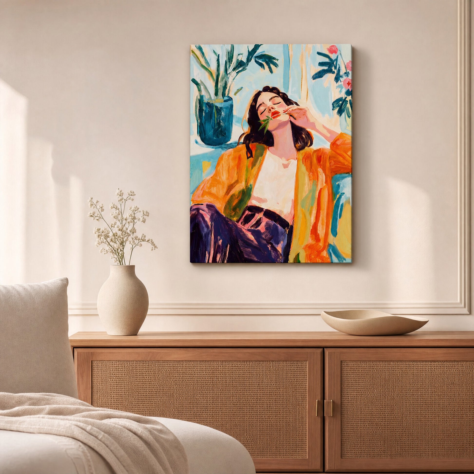 SLATE HASH canvas print, Golden Afternoon
