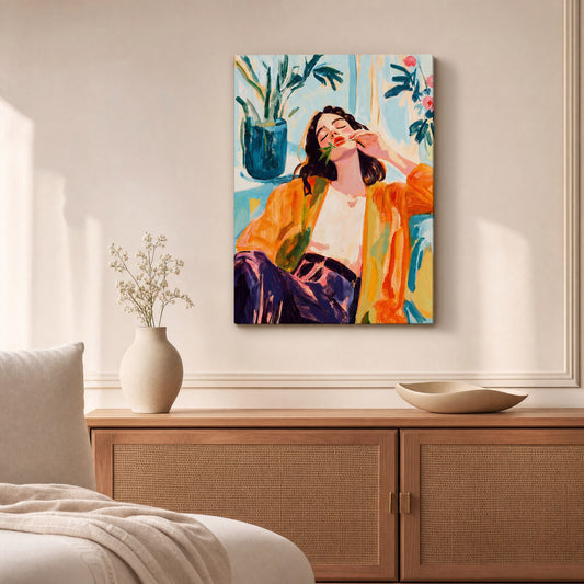 SLATE HASH canvas print, Golden Afternoon