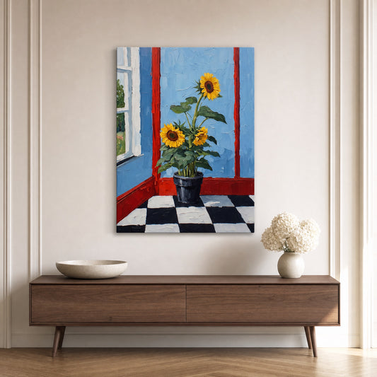Sunlit Corner Canvas Print