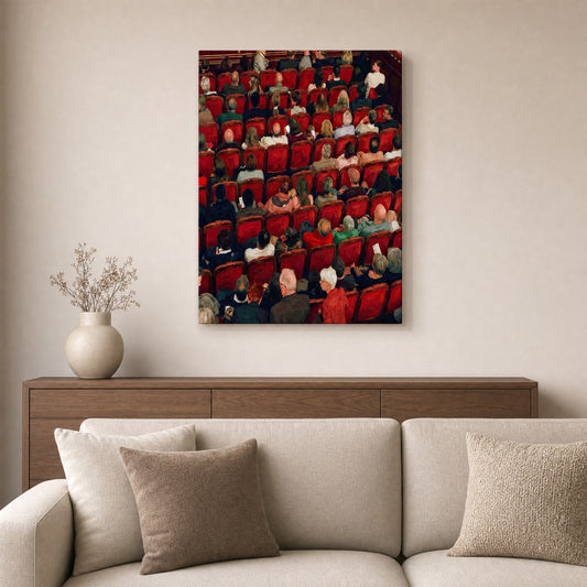 SLATE HASH canvas print, The Audience