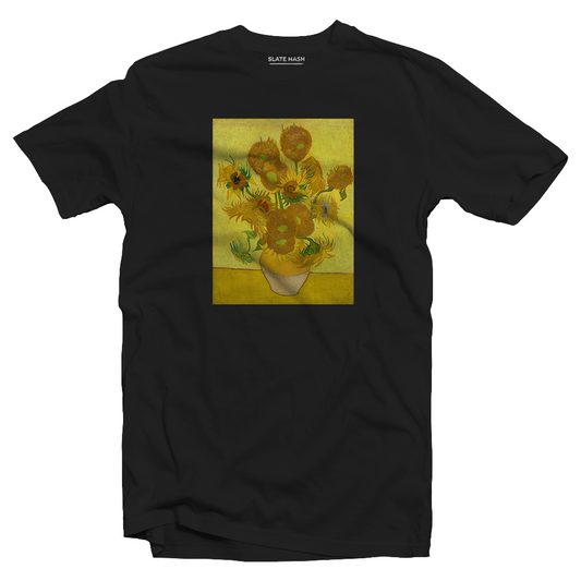 Vase with Fifteen Sunflowers - Vincent Van Gogh T-shirt