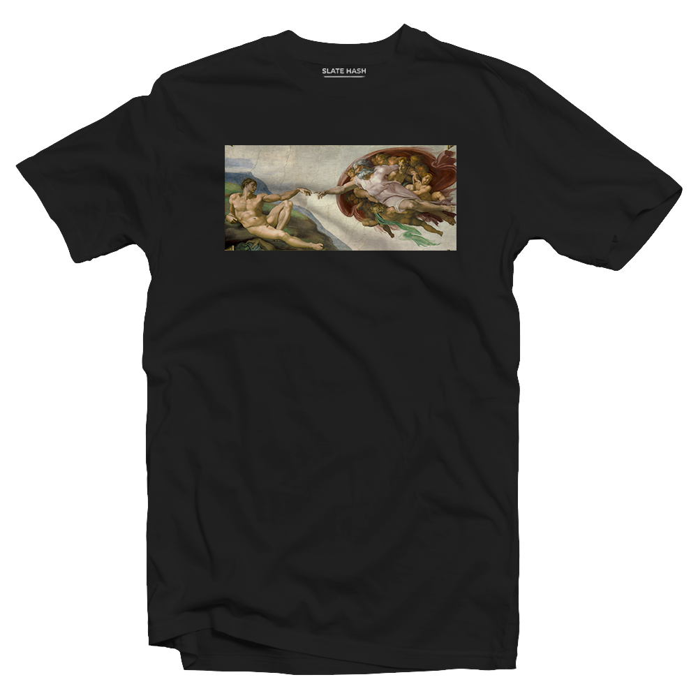 The Creation of Adam - Michelangelo T-shirt