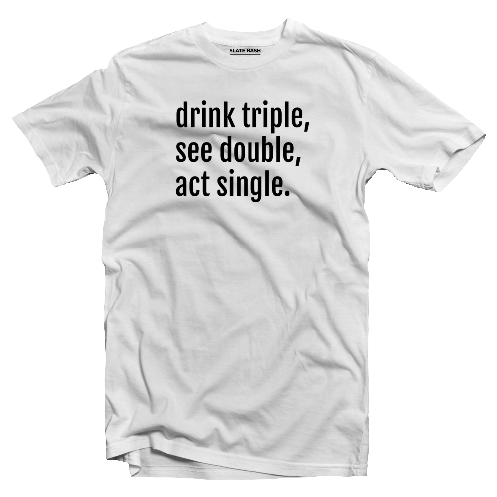 Act Single T-Shirt (White)