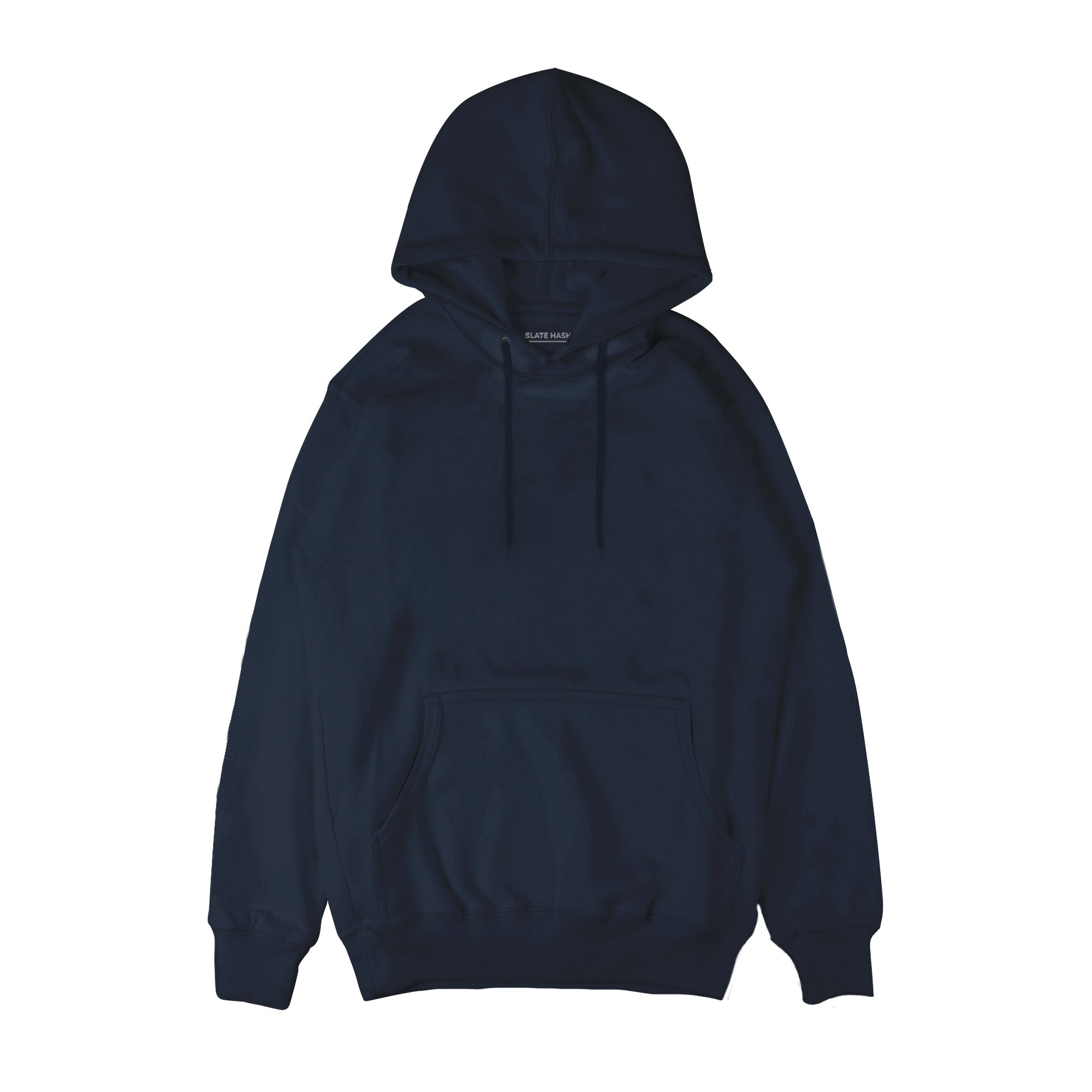 Navy Blue Plain Hoodie - Main Image
