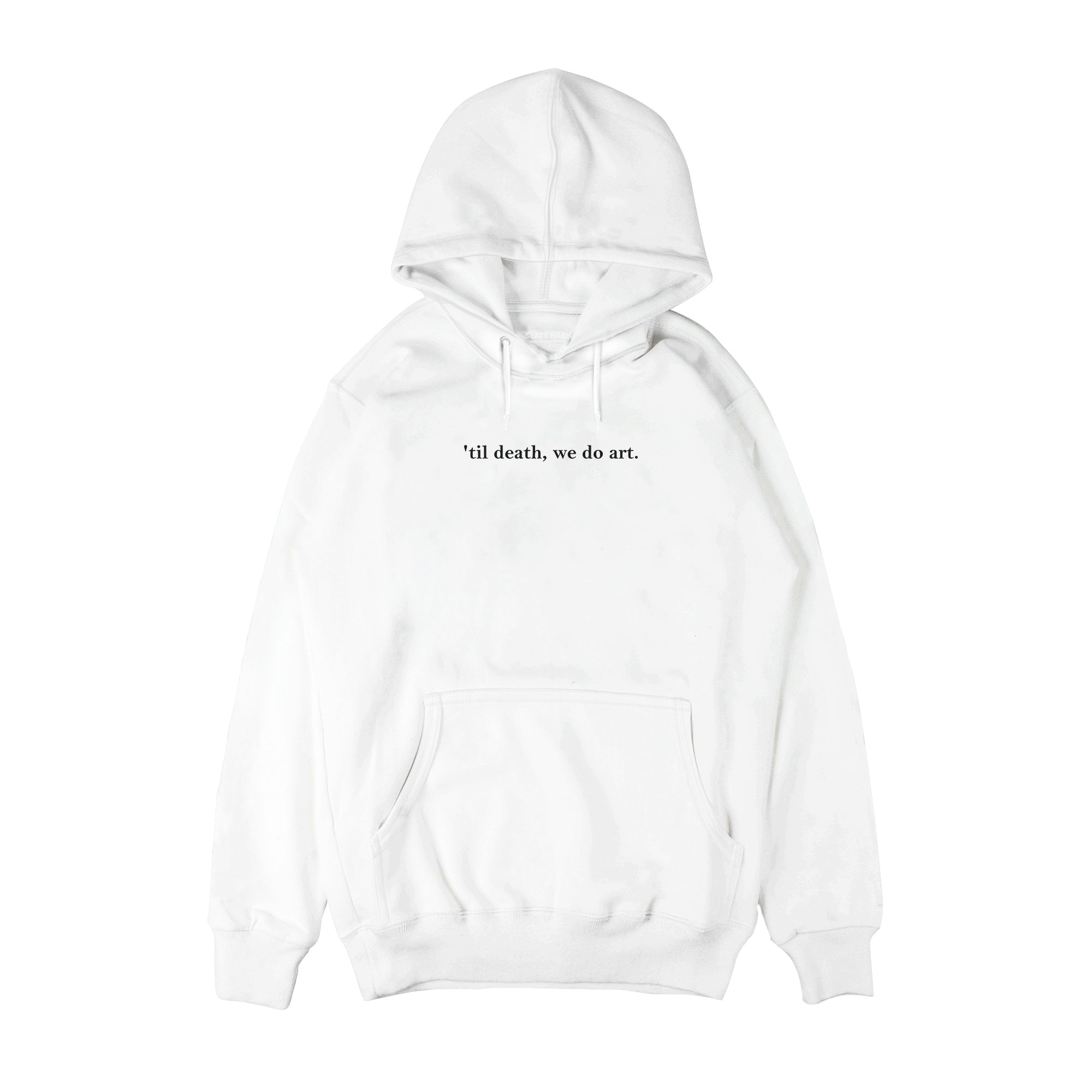 Til death we 2025 do art hoodie