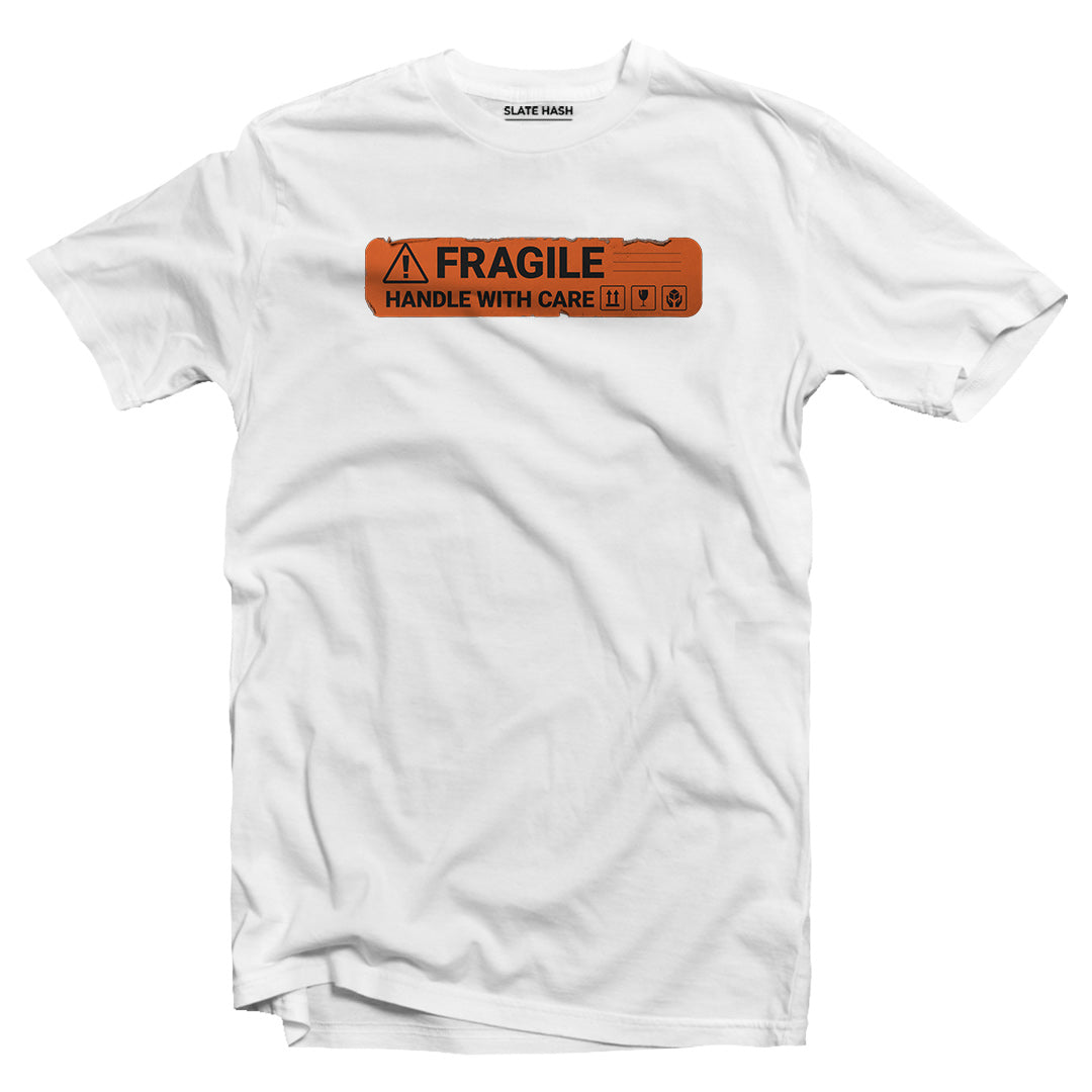 Fragile sticker T-shirt
