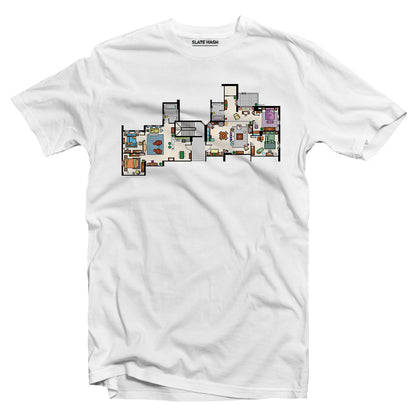 Friends Apartment Floor Plan T-shirt