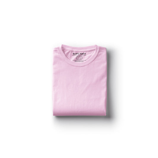 Light Pink Plain T-Shirt