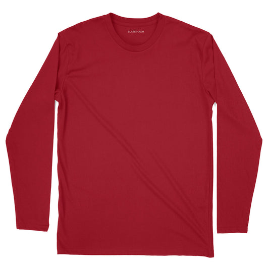 Red Plain Full Sleeve T-Shirt