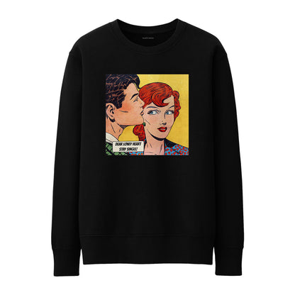 Stay Single Vintage Comic Sweatshirt