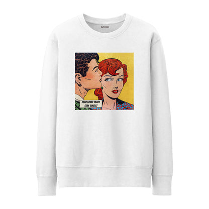 Stay Single Vintage Comic Sweatshirt