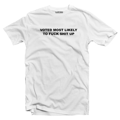 Voted most likely to T-shirt