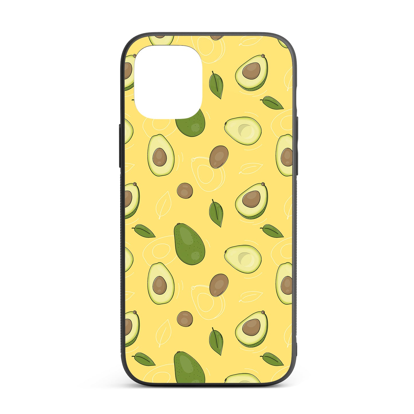 Avocado iPhone glass case