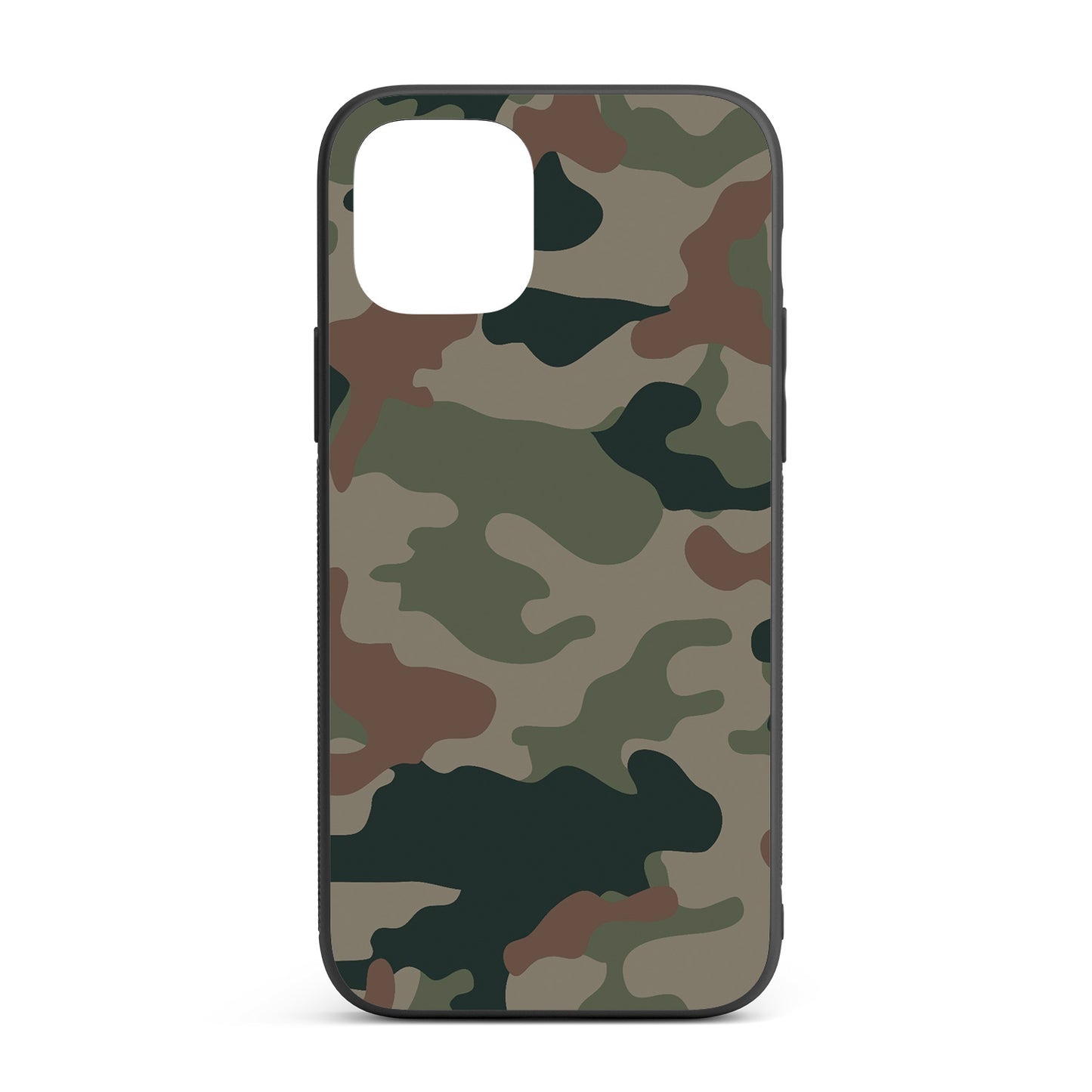 Camouflage iPhone glass case
