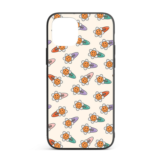 Daisy Clips iPhone glass case