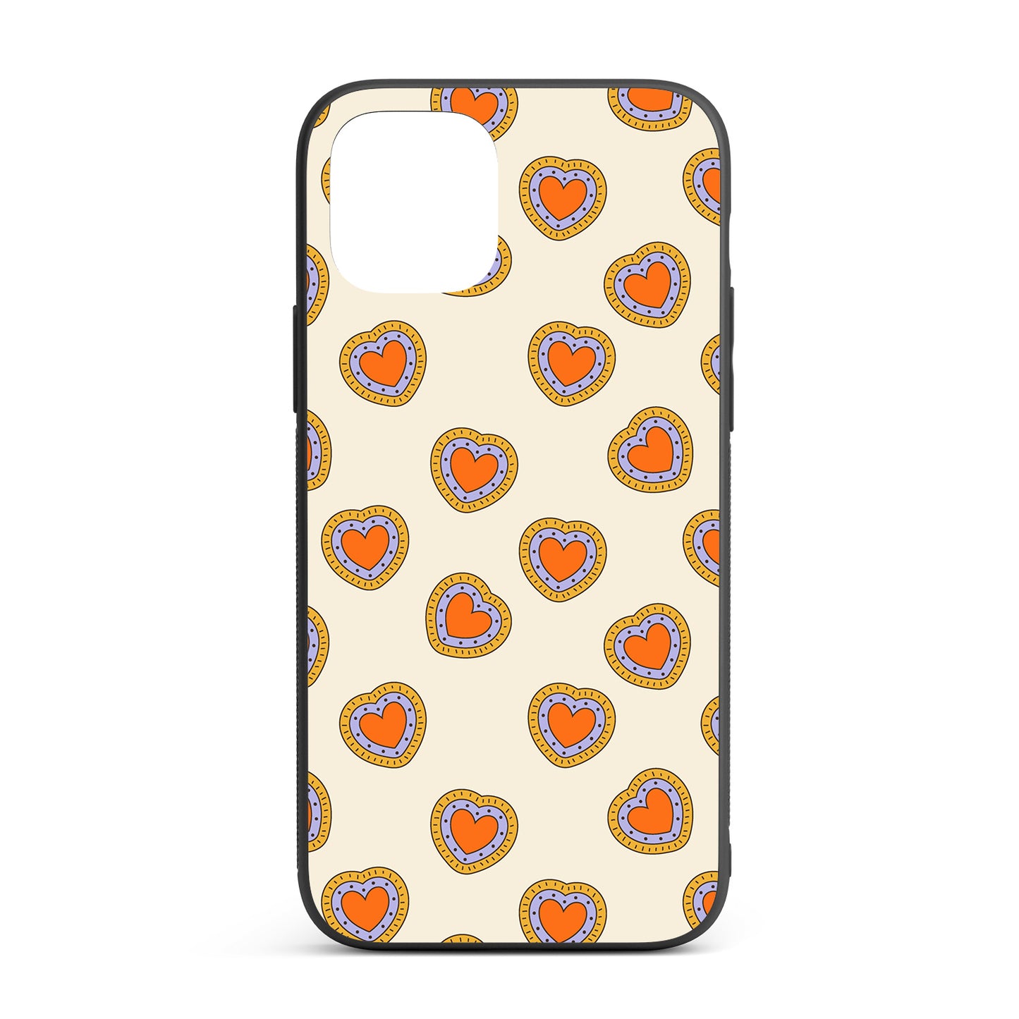 Groovy Heart Me iPhone glass case