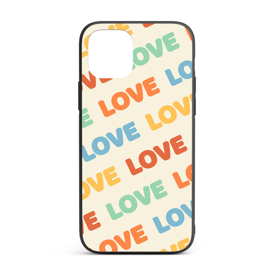 Love iPhone glass case