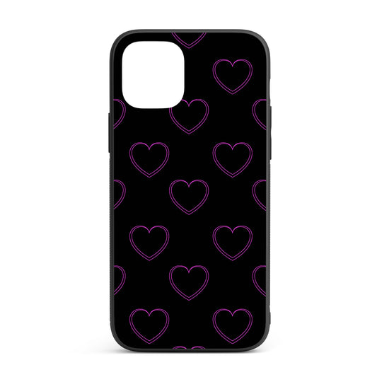 Y2K Heart iPhone glass case