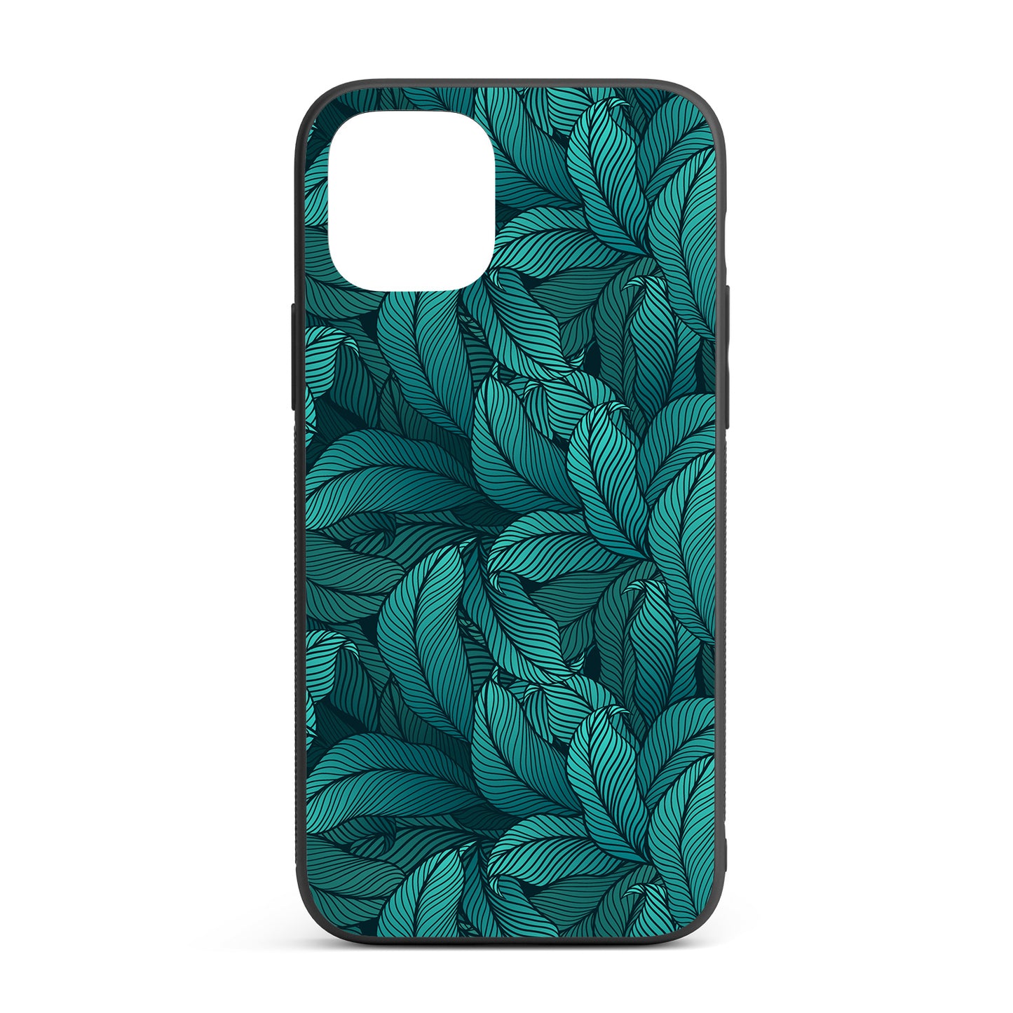 Tropical Leaves iPhone glass case