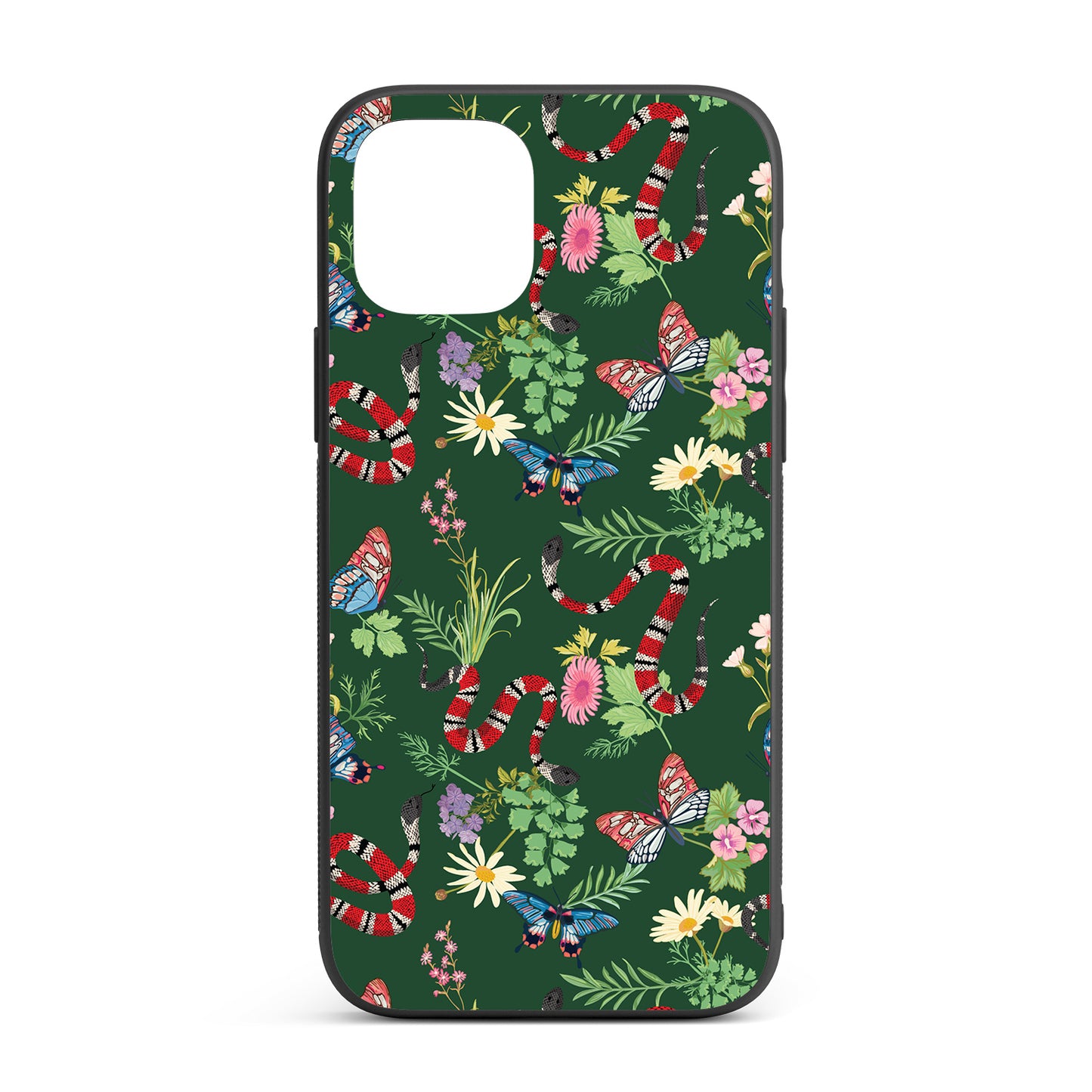 Tropical Chaos iPhone glass case
