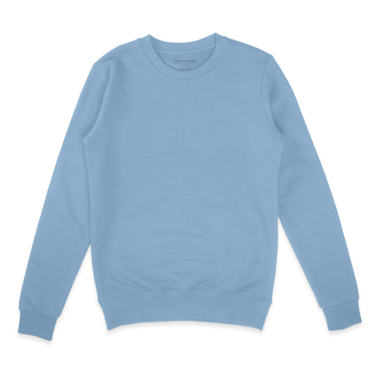 Baby Blue Plain Sweatshirt