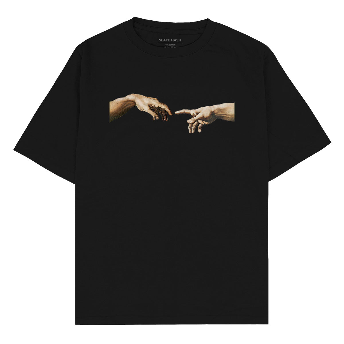 Hands of Adam - Michelangelo Oversized T-shirt